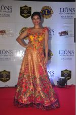 Daisy Shah at the 21st Lions Gold Awards 2015 in Mumbai on 6th Jan 2015